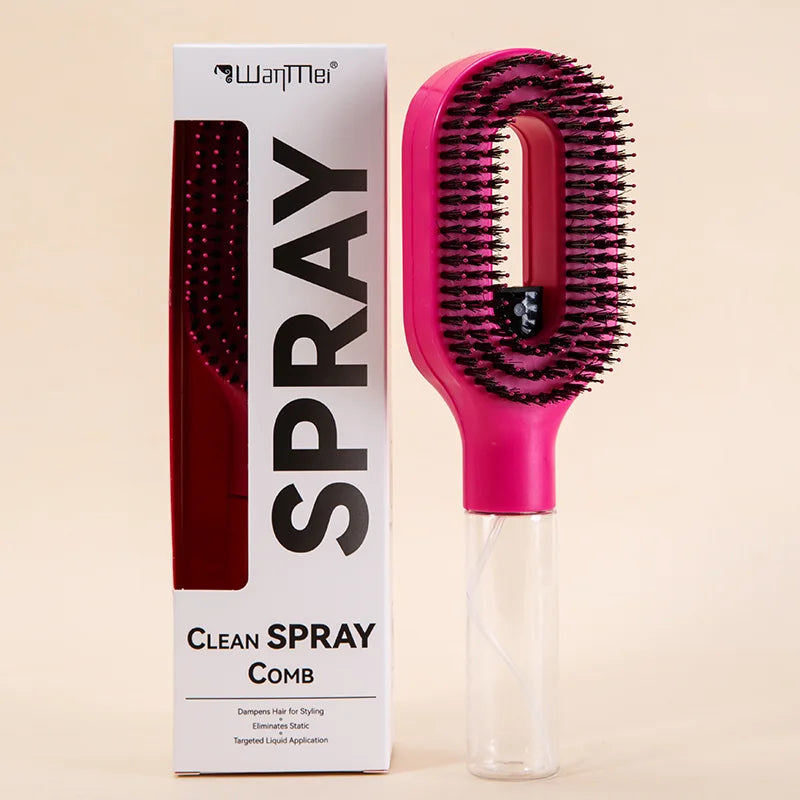 pray Comb Hairbrush – Detangling & Scalp Massage Mist Brush