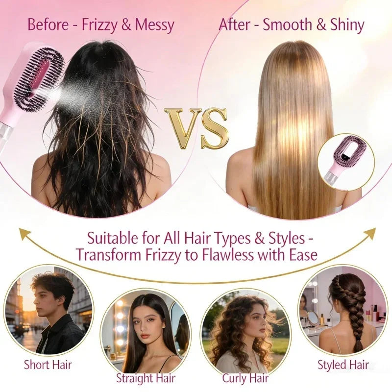 pray Comb Hairbrush – Detangling & Scalp Massage Mist Brush