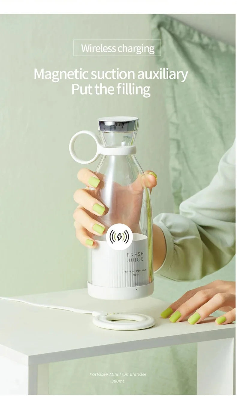 Mini Juice Blender 350ML – Portable & Rechargeable