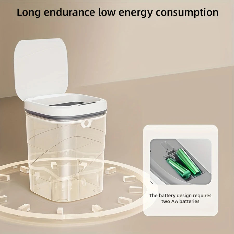 Touchless Smart Trash Can – Automatic Closing Bin