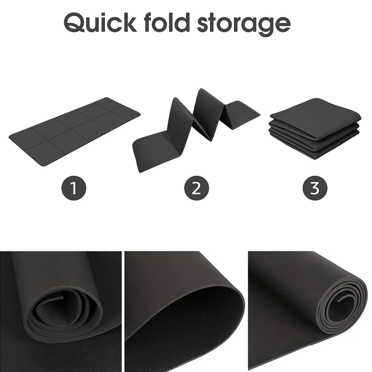 EVA Foam Yoga Mat 4mm – Lightweight Non-Slip Exercise & Gym Mat