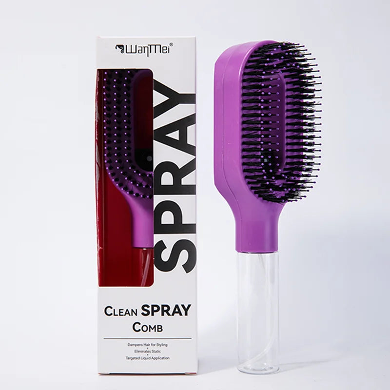 pray Comb Hairbrush – Detangling & Scalp Massage Mist Brush