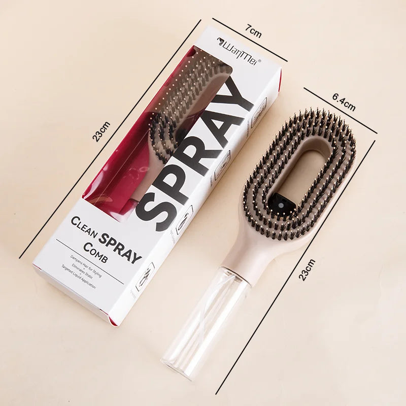 pray Comb Hairbrush – Detangling & Scalp Massage Mist Brush