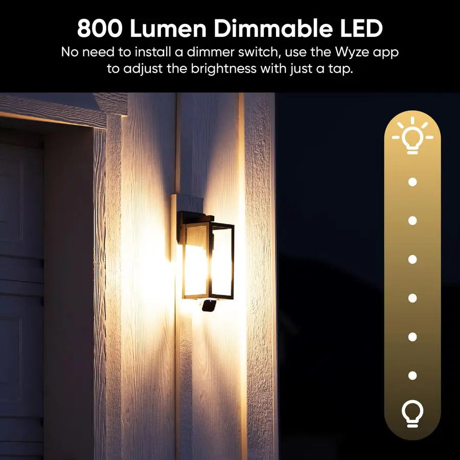 2K HD Bulb Security Camera – LED Light Camera with Motion Detection & Siren