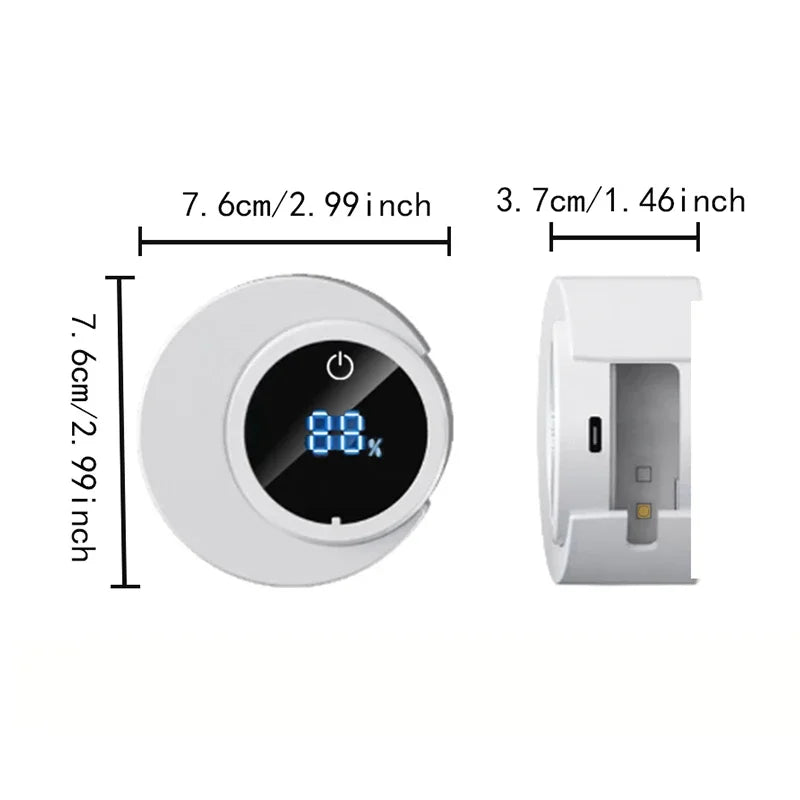 UV Toothbrush Sterilizer Holder – Wall-Mounted Bathroom Organizer