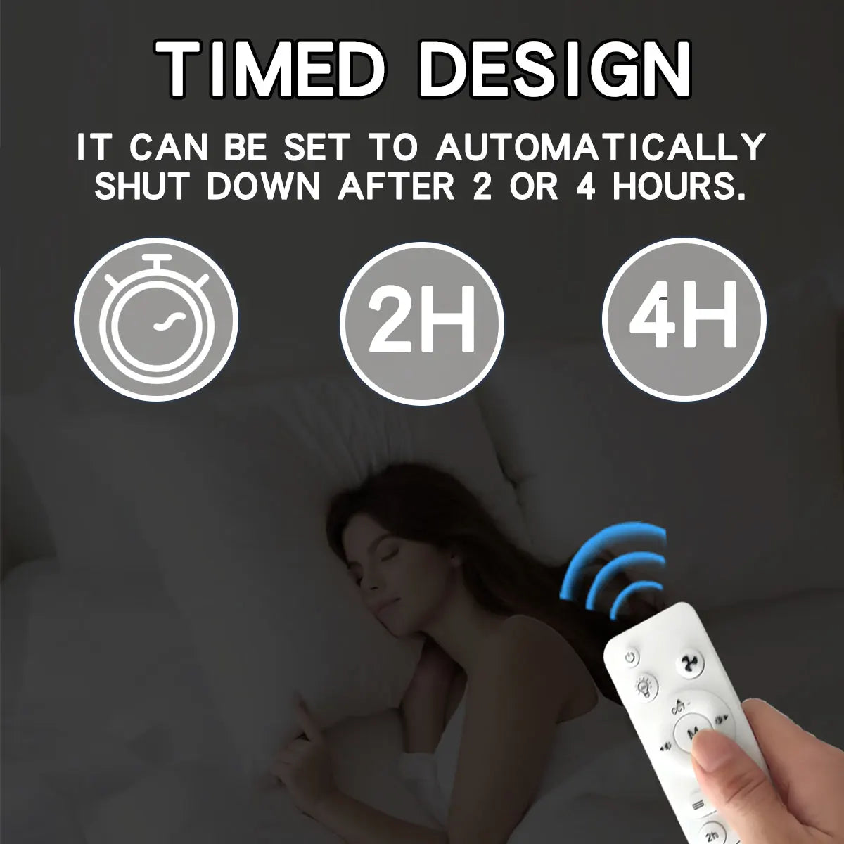 2-in-1 E27 Ceiling Fan Light with Remote – 30W/40W LED Dimmable Lamp