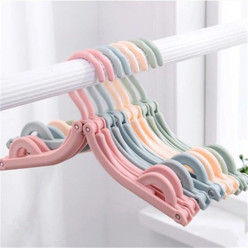 Foldable Portable Travel Clothes Hangers – 5/10PCS Space-Saving Hanger Set