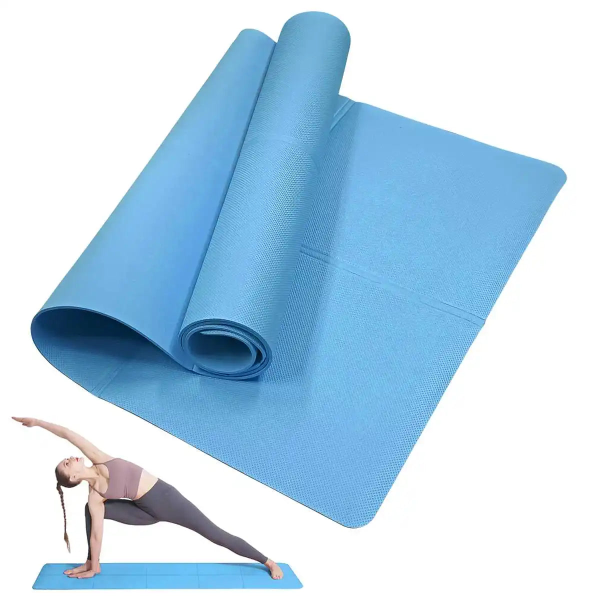 EVA Foam Yoga Mat 4mm – Lightweight Non-Slip Exercise & Gym Mat