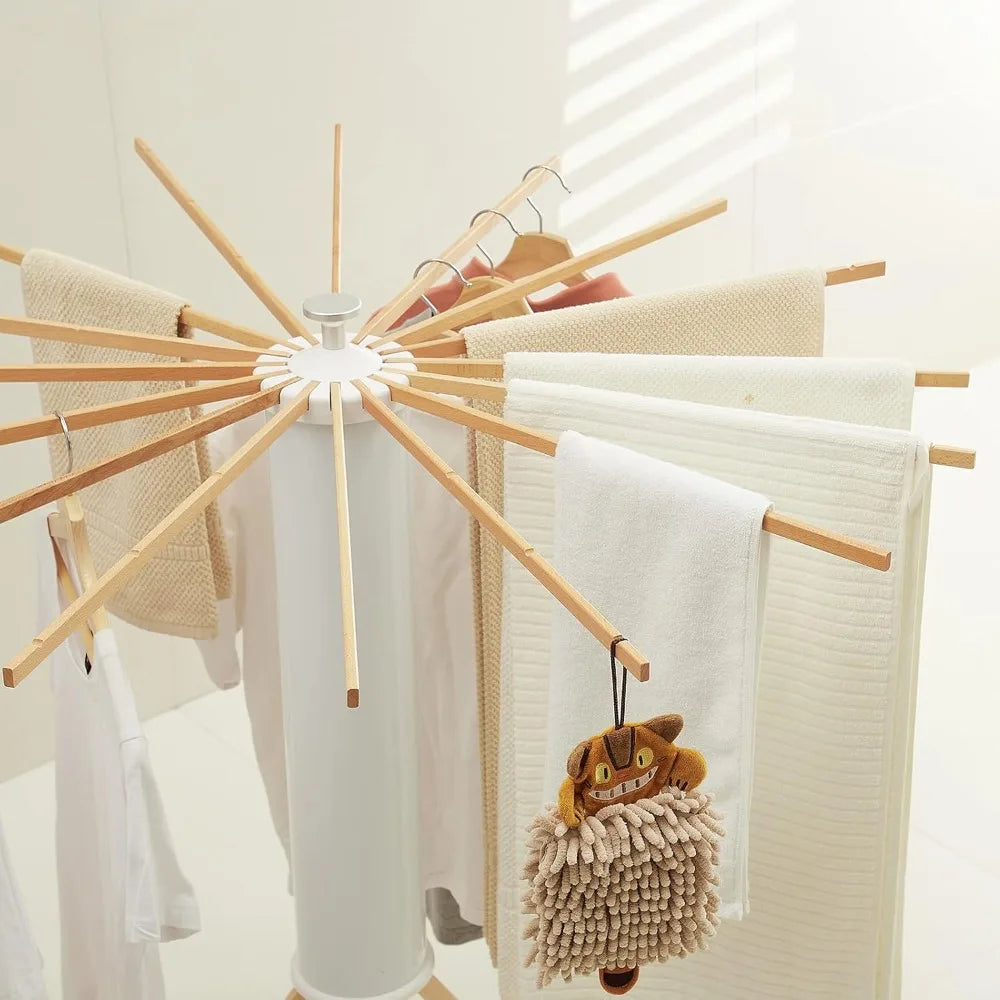 Space-Saving Tripod Clothes Rack – Portable Foldable Drying Stand