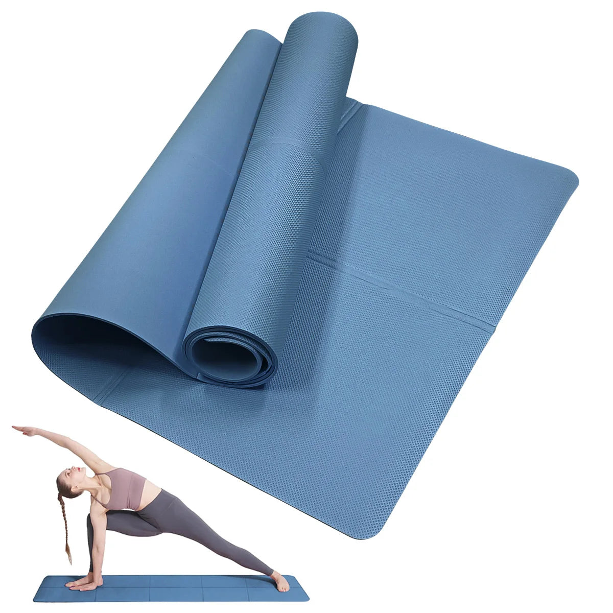 EVA Foam Yoga Mat 4mm – Lightweight Non-Slip Exercise & Gym Mat