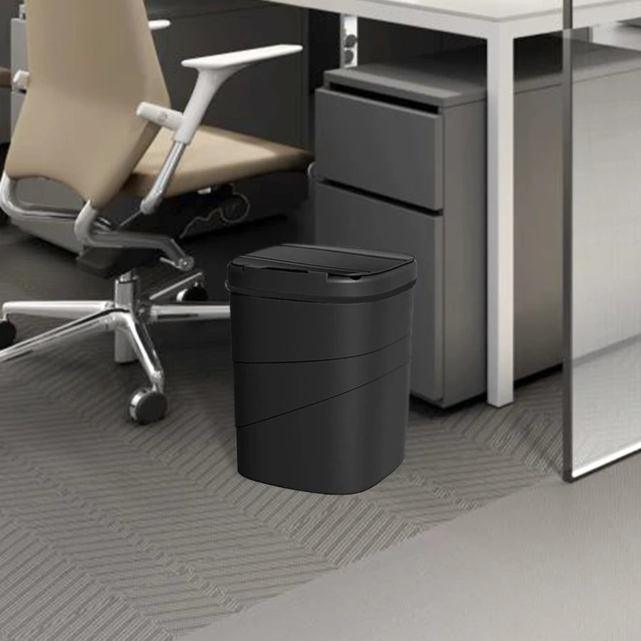 Touchless Smart Trash Can – Automatic Closing Bin