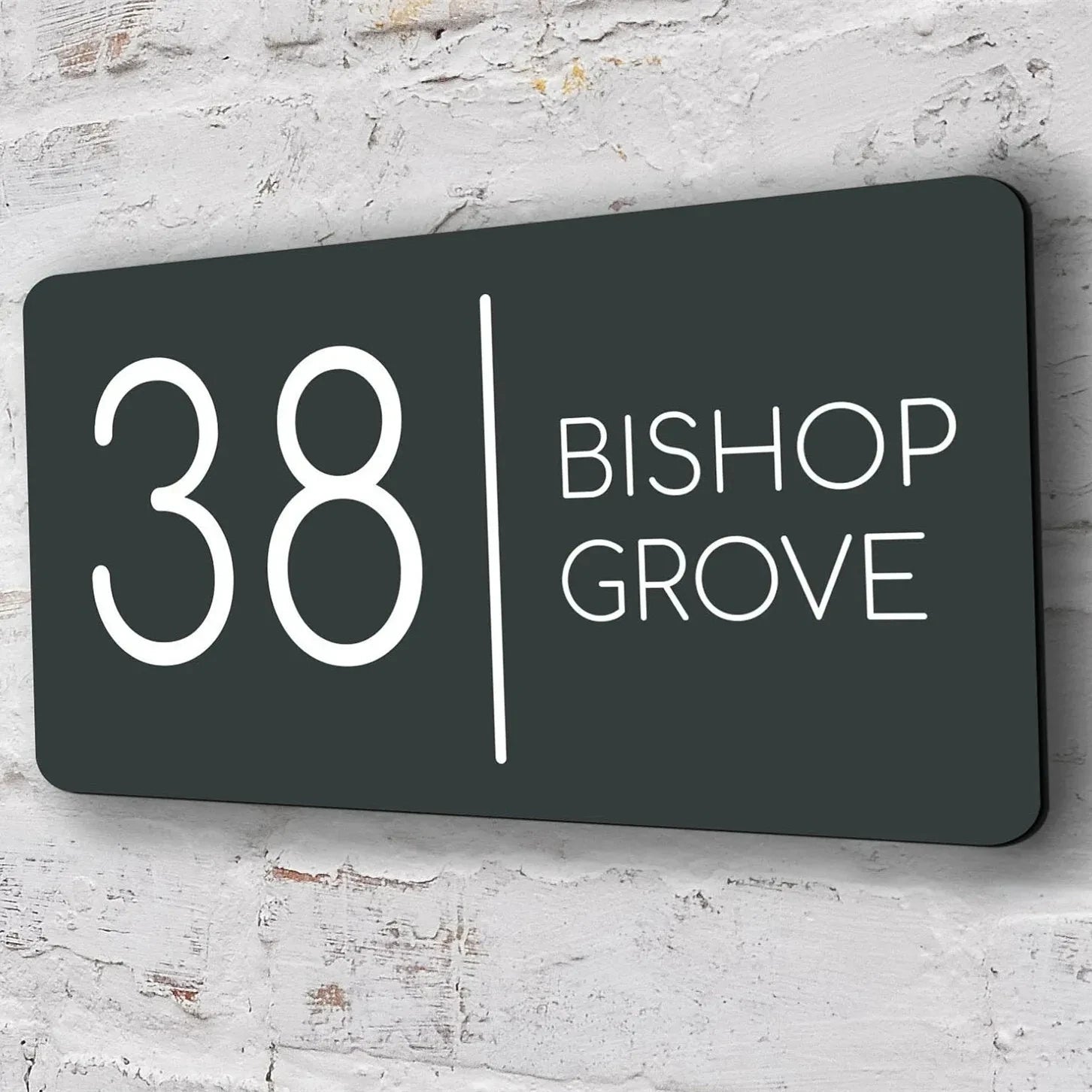 Modern Personalized House Number Sign – Custom DIY Home Address Decor