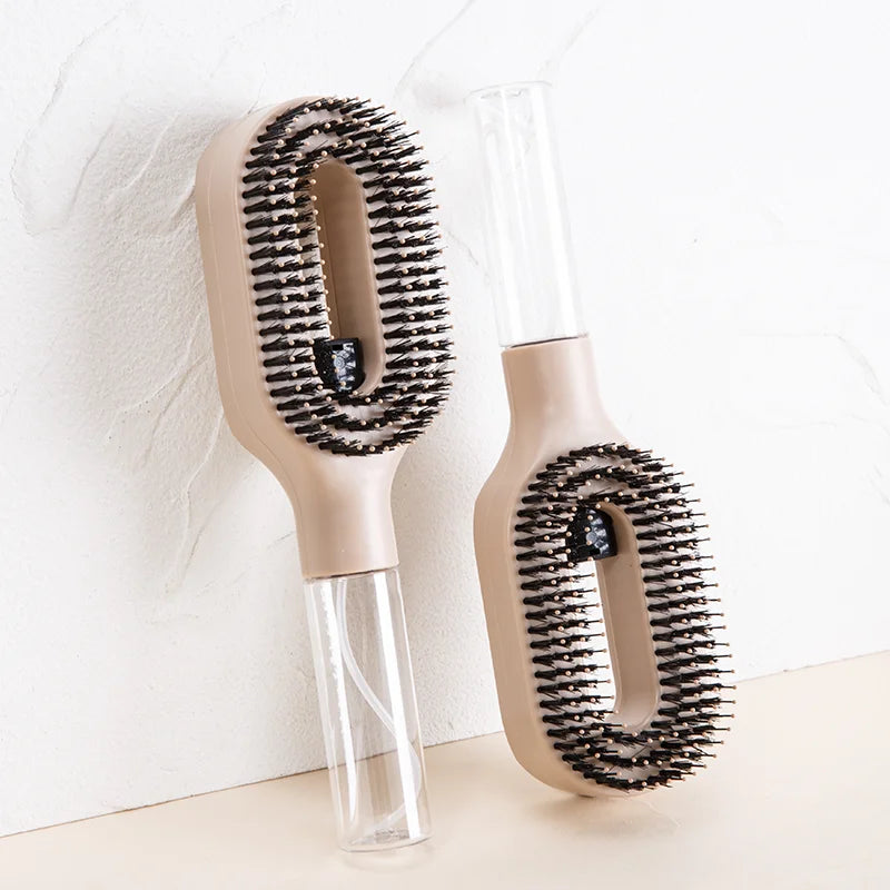 pray Comb Hairbrush – Detangling & Scalp Massage Mist Brush