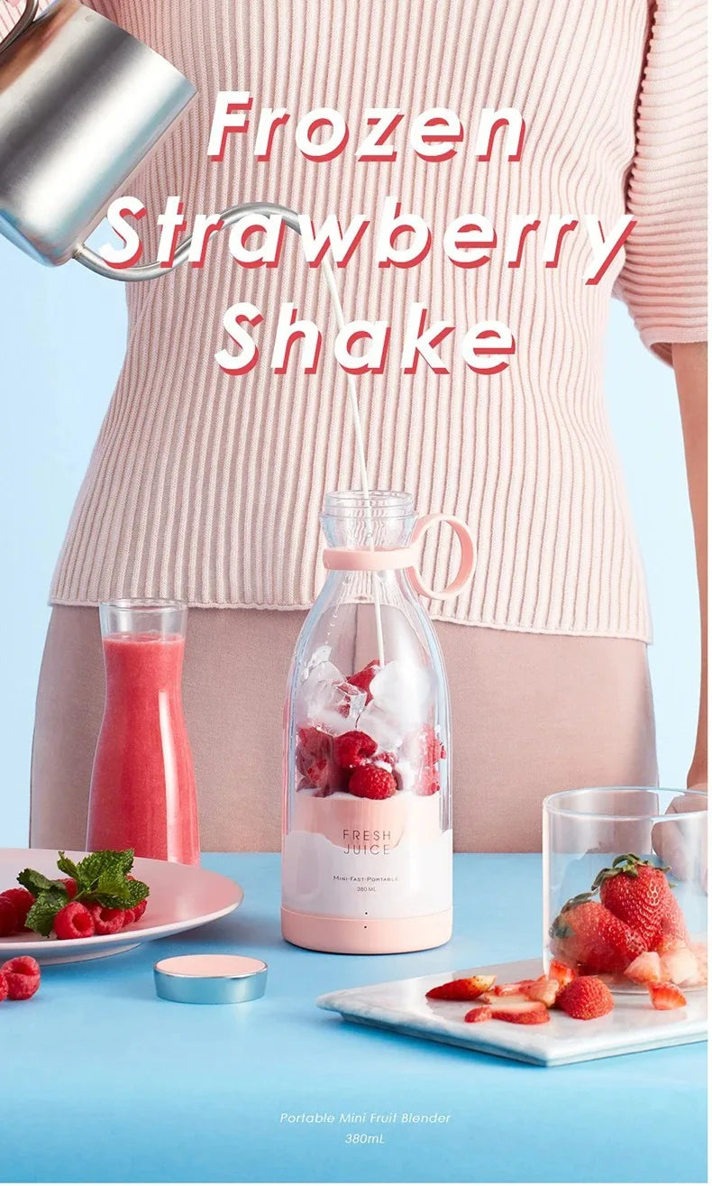Mini Juice Blender 350ML – Portable & Rechargeable