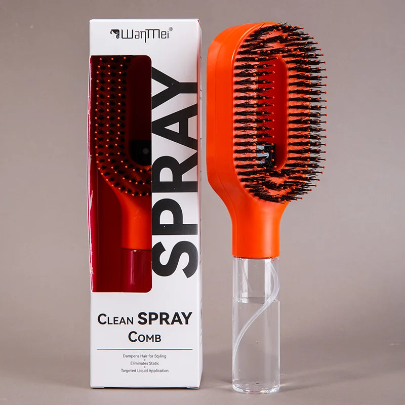 pray Comb Hairbrush – Detangling & Scalp Massage Mist Brush