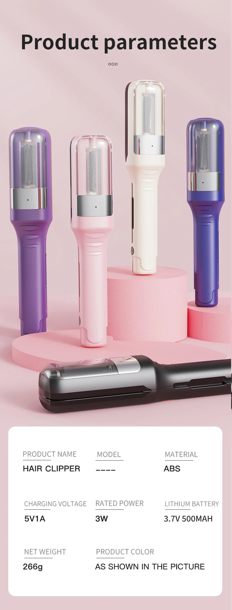 Split End Hair Trimmer – Professional Hair Ends Clipper for Women